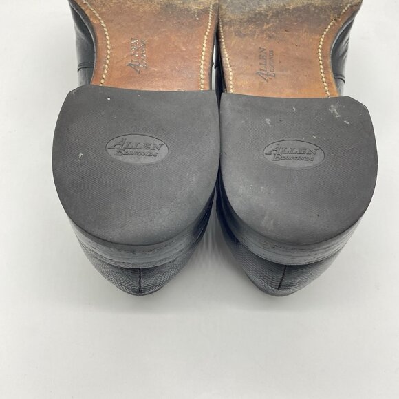 VTG Allen Edmonds Capri Genuine Lizard Tassel Loafers 10.5 C Black Ostendo 2601 main image 11